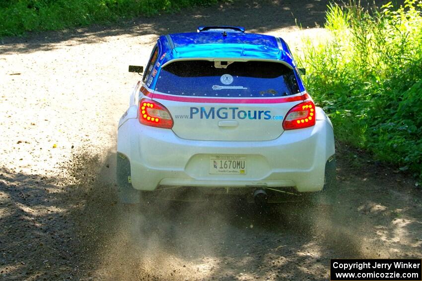 Brad Morris / Michael Hordijk Mitsubishi Mirage on SS8, Height O' Land I.