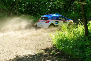 Brad Morris / Michael Hordijk Mitsubishi Mirage on SS8, Height O' Land I.