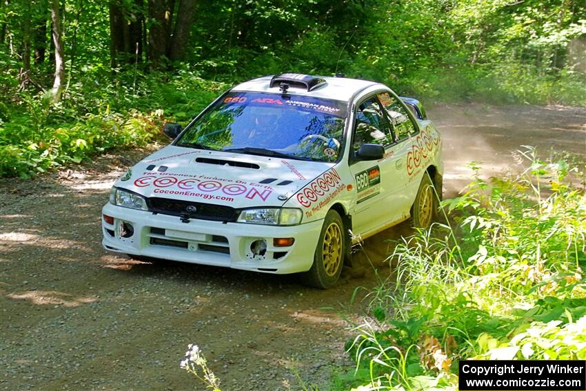 Chuck Surdyke / Cameron Carr Subaru Impreza on SS8, Height O' Land I.