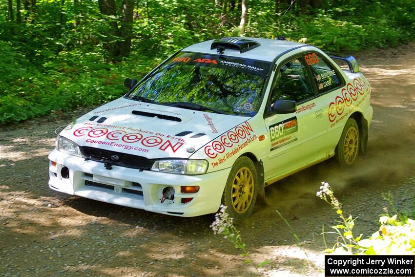 Chuck Surdyke / Cameron Carr Subaru Impreza on SS8, Height O' Land I.