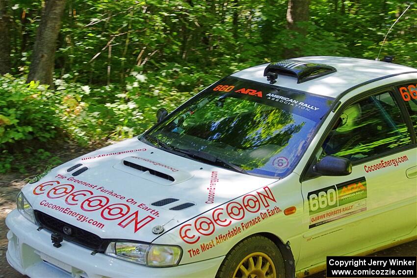 Chuck Surdyke / Cameron Carr Subaru Impreza on SS8, Height O' Land I.