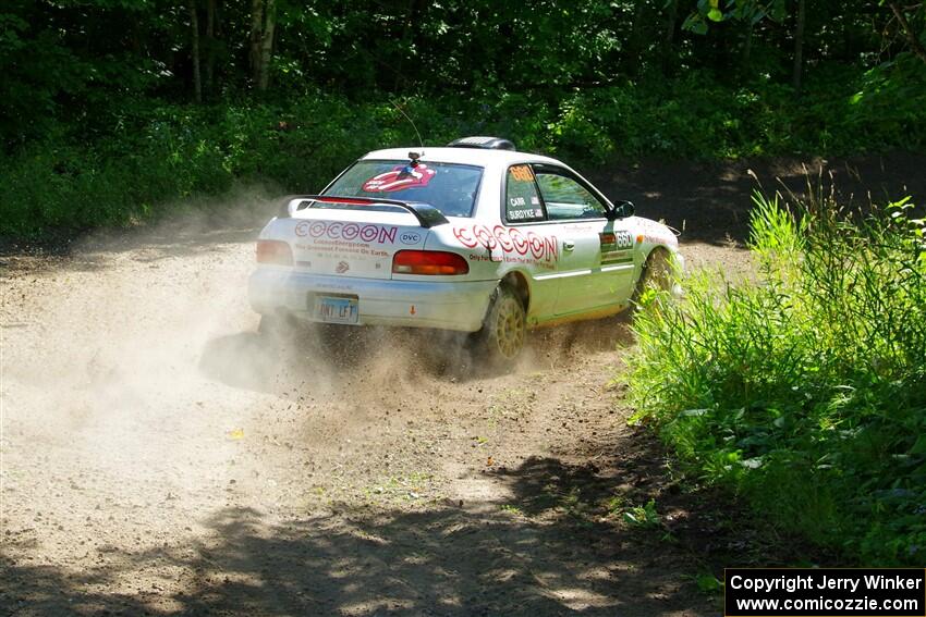 Chuck Surdyke / Cameron Carr Subaru Impreza on SS8, Height O' Land I.