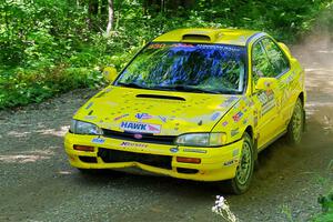 Kevin Allen / Liz Cordara Subaru Impreza on SS8, Height O' Land I.