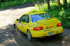 Kevin Allen / Liz Cordara Subaru Impreza on SS8, Height O' Land I.