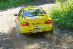 Kevin Allen / Liz Cordara Subaru Impreza on SS8, Height O' Land I.