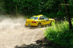 Kevin Allen / Liz Cordara Subaru Impreza on SS8, Height O' Land I.