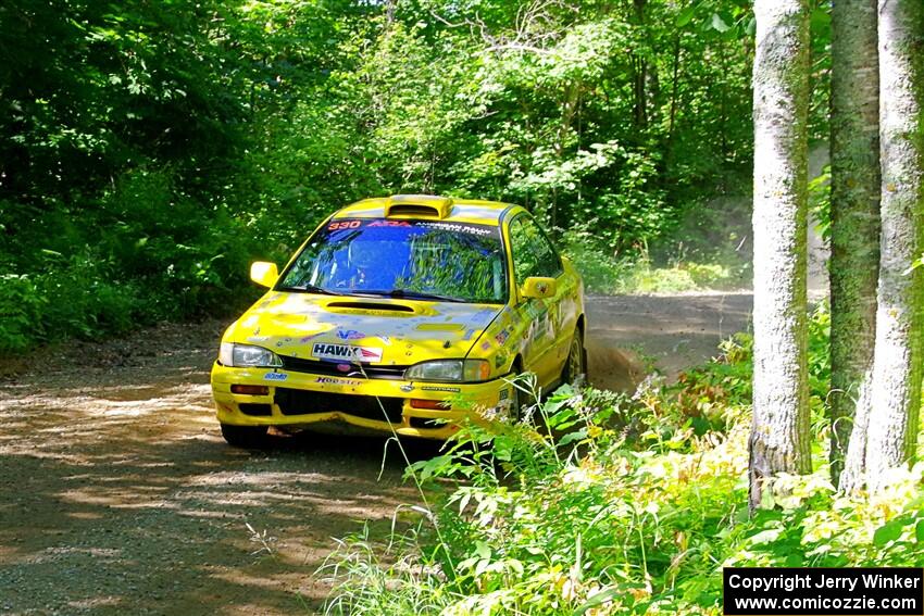 Kevin Allen / Liz Cordara Subaru Impreza on SS8, Height O' Land I.