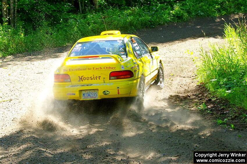 Kevin Allen / Liz Cordara Subaru Impreza on SS8, Height O' Land I.