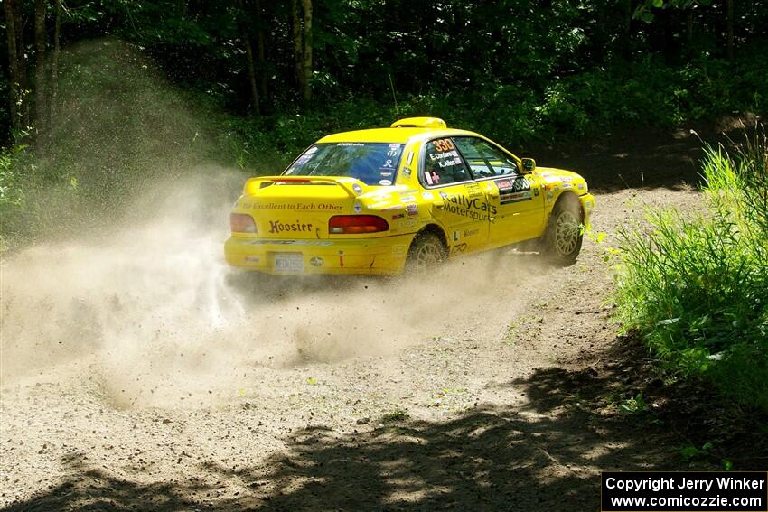 Kevin Allen / Liz Cordara Subaru Impreza on SS8, Height O' Land I.