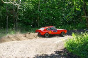 Mike Hurst / Jeremy Wimpey Ford Capri on SS8, Height O' Land I.