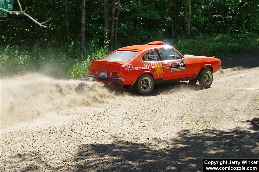 Mike Hurst / Jeremy Wimpey Ford Capri on SS8, Height O' Land I.