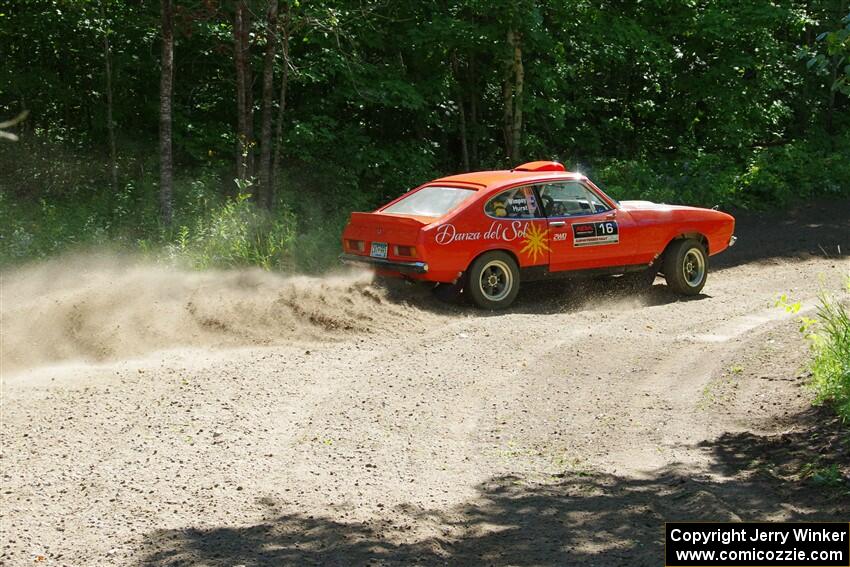 Mike Hurst / Jeremy Wimpey Ford Capri on SS8, Height O' Land I.