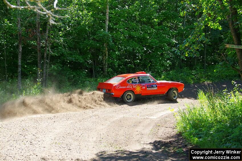 Mike Hurst / Jeremy Wimpey Ford Capri on SS8, Height O' Land I.