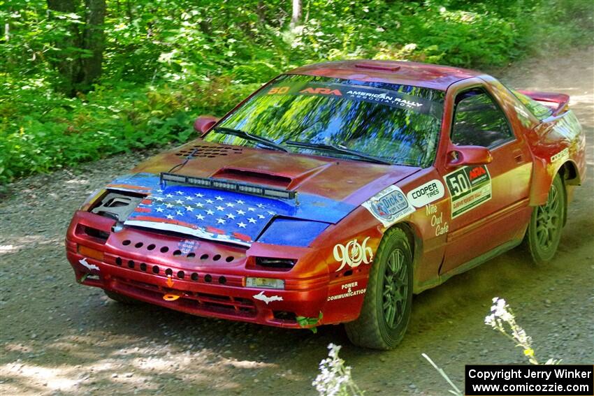 Al Dantes, Jr. / Andrew Sims Mazda RX-7 LS on SS8, Height O' Land I.