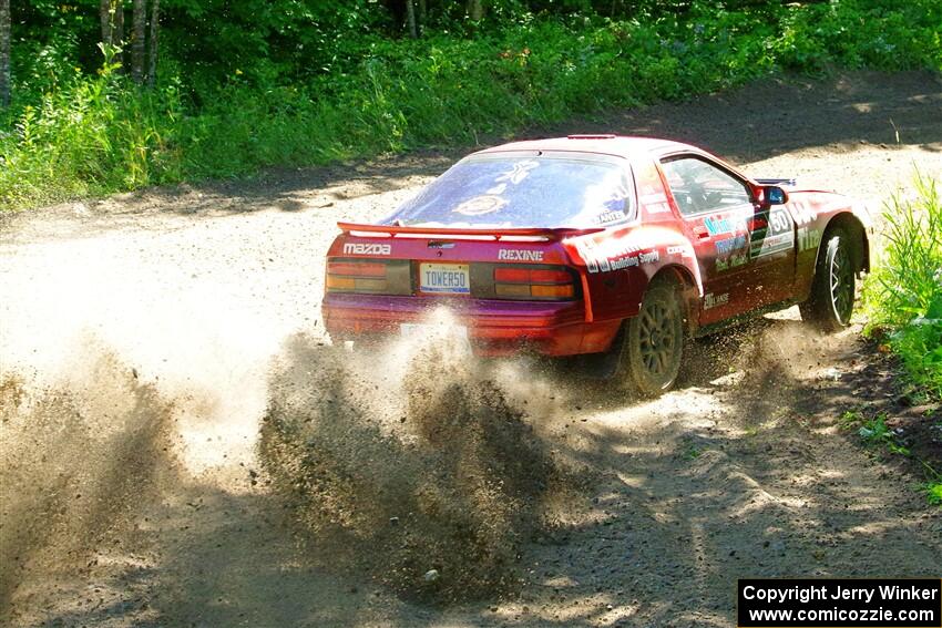 Al Dantes, Jr. / Andrew Sims Mazda RX-7 LS on SS8, Height O' Land I.