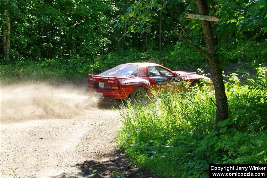 Al Dantes, Jr. / Andrew Sims Mazda RX-7 LS on SS8, Height O' Land I.