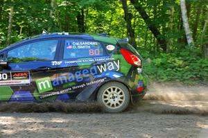 Ryan Sanders / Oliver Smith Ford Fiesta ST on SS8, Height O' Land I.