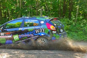 Ryan Sanders / Oliver Smith Ford Fiesta ST on SS8, Height O' Land I.