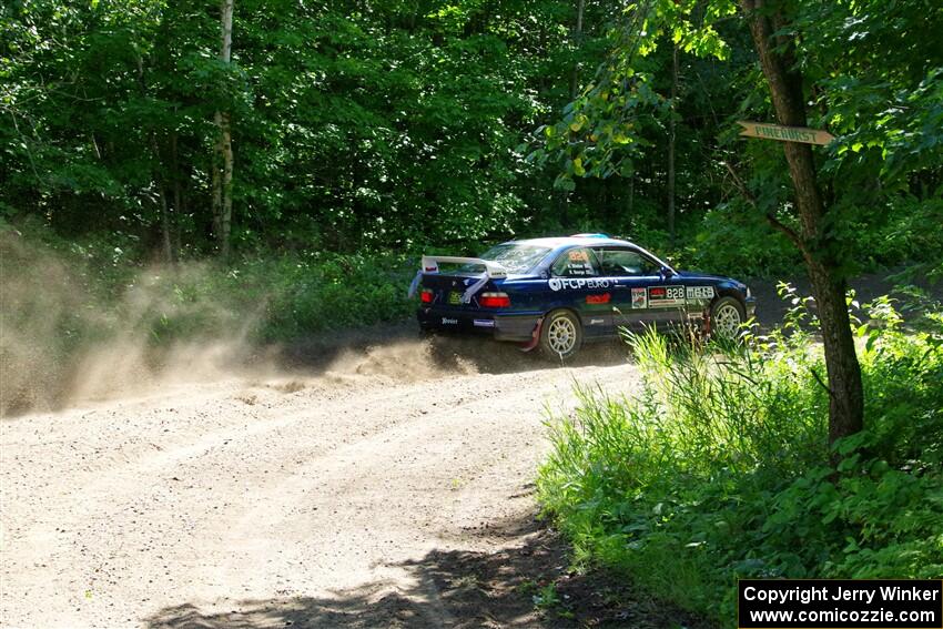 Ryan George / Heather Stieber-George BMW M3 on SS11, Height O' Land II. on SS8, Height O' Land I.