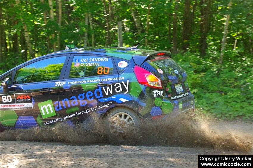 Ryan Sanders / Oliver Smith Ford Fiesta ST on SS8, Height O' Land I.