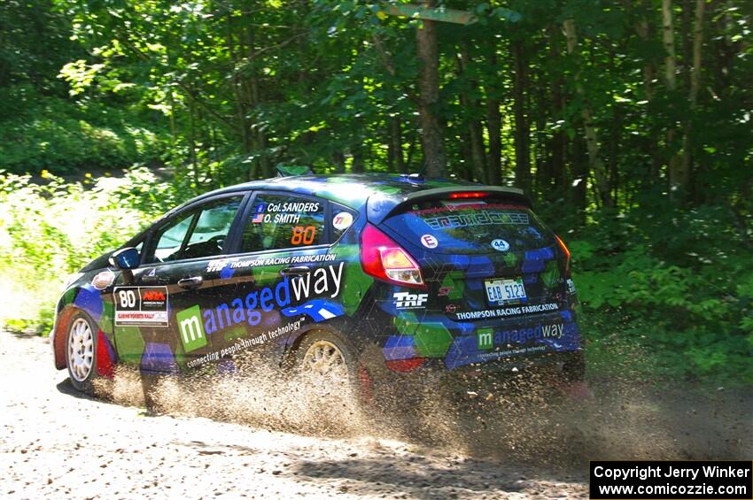 Ryan Sanders / Oliver Smith Ford Fiesta ST on SS8, Height O' Land I.