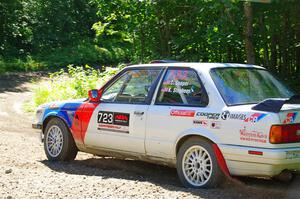 Calvin Cooper / Kelsey Stephens BMW 318is on SS8, Height O' Land I.