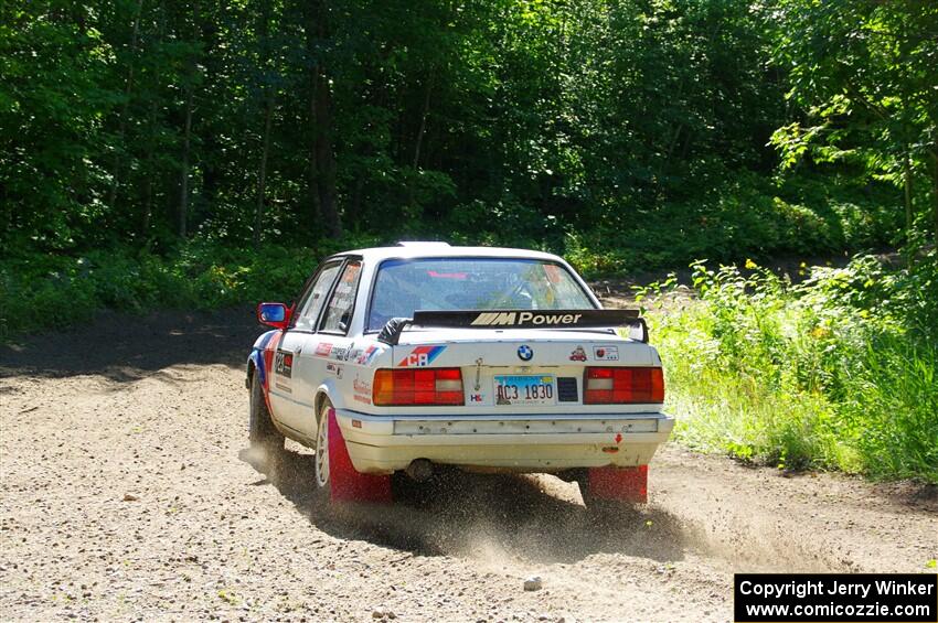 Calvin Cooper / Kelsey Stephens BMW 318is on SS8, Height O' Land I.