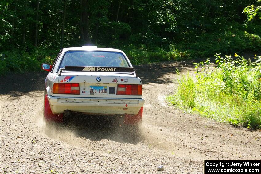 Calvin Cooper / Kelsey Stephens BMW 318is on SS8, Height O' Land I.