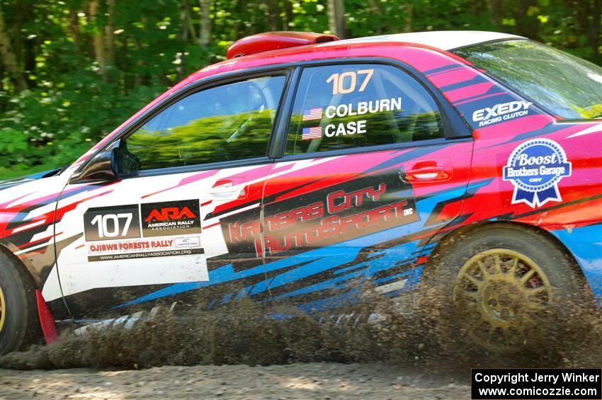 Dan Colburn / Cameron Case Subaru Impreza on SS8, Height O' Land I.