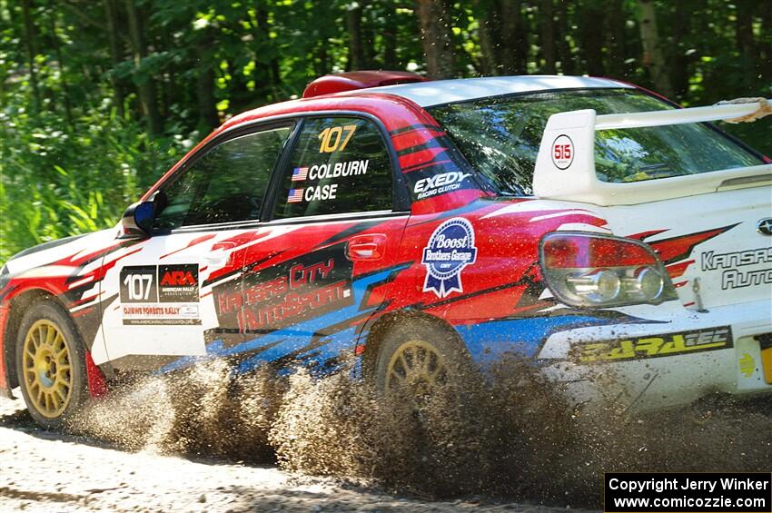 Dan Colburn / Cameron Case Subaru Impreza on SS8, Height O' Land I.