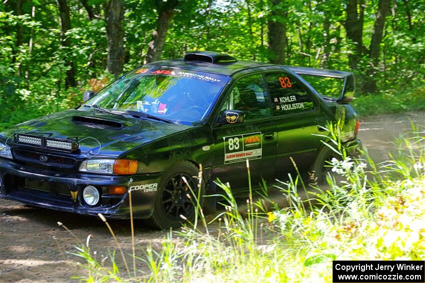 Jacob Kohler / Zach Houliston Subaru Impreza on SS8, Height O' Land I.