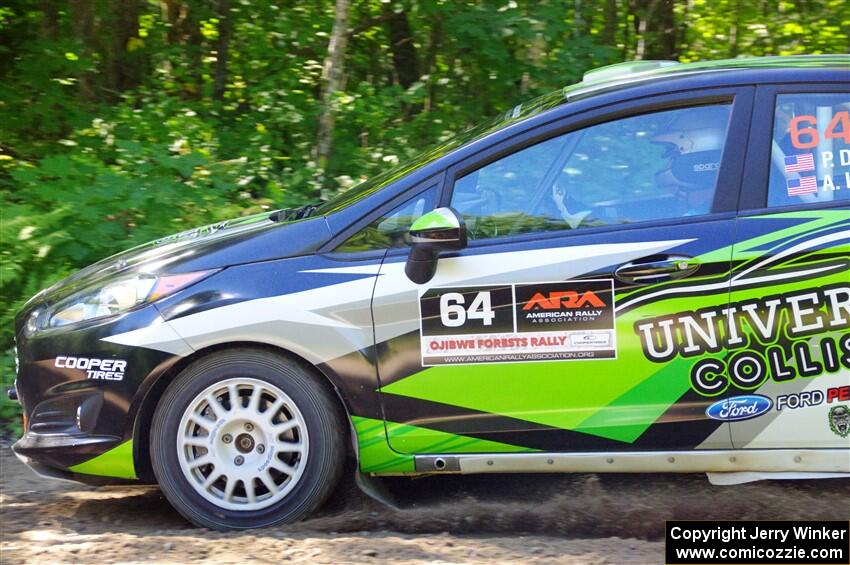 Paul Dickinson / Alison LaRoza Ford Fiesta on SS8, Height O' Land I.