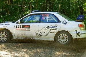 Pete Schaefer / Kevin Dobrowolski Subaru Impreza 2.5i on SS8, Height O' Land I.