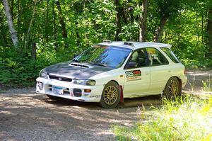 Aidan Hicks / John Hicks Subaru Impreza Wagon on SS8, Height O' Land I.