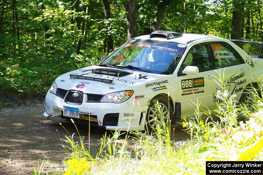 Pete Schaefer / Kevin Dobrowolski Subaru Impreza 2.5i on SS8, Height O' Land I.