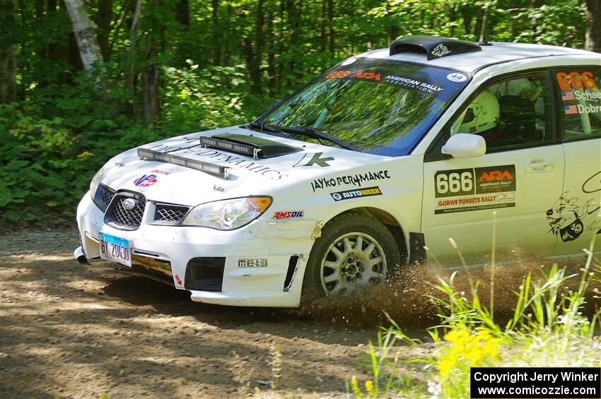 Pete Schaefer / Kevin Dobrowolski Subaru Impreza 2.5i on SS8, Height O' Land I.