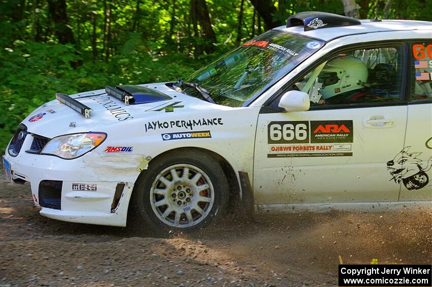 Pete Schaefer / Kevin Dobrowolski Subaru Impreza 2.5i on SS8, Height O' Land I.