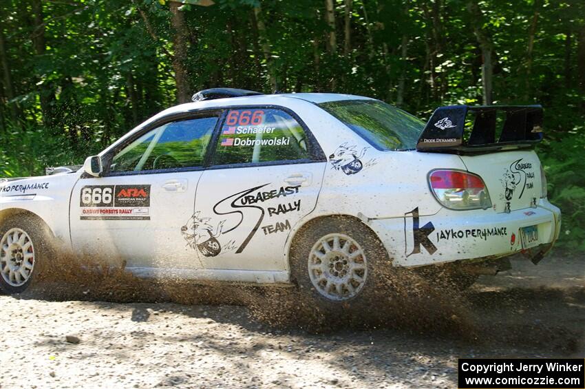 Pete Schaefer / Kevin Dobrowolski Subaru Impreza 2.5i on SS8, Height O' Land I.