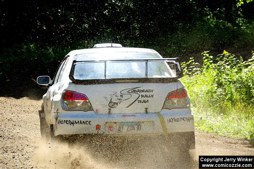 Pete Schaefer / Kevin Dobrowolski Subaru Impreza 2.5i on SS8, Height O' Land I.