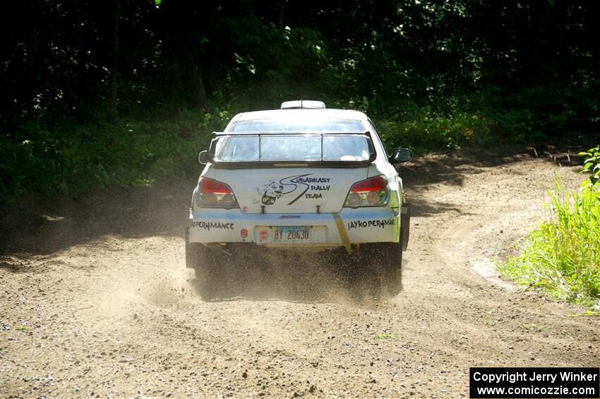 Pete Schaefer / Kevin Dobrowolski Subaru Impreza 2.5i on SS8, Height O' Land I.