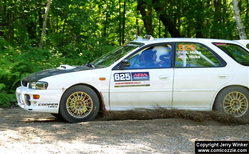 Aidan Hicks / John Hicks Subaru Impreza Wagon on SS8, Height O' Land I.