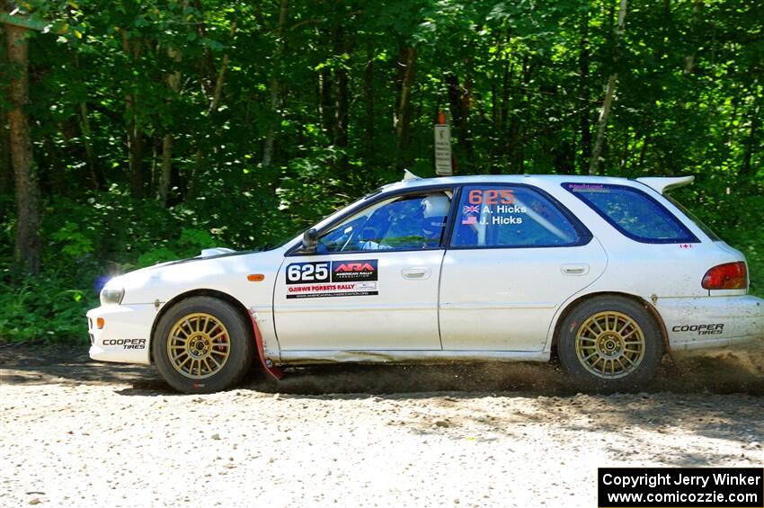 Aidan Hicks / John Hicks Subaru Impreza Wagon on SS8, Height O' Land I.