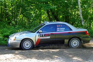 Andrew Dustman / Jake Ringger Subaru WRX on SS8, Height O' Land I.