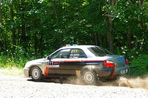 Andrew Dustman / Jake Ringger Subaru WRX on SS8, Height O' Land I.