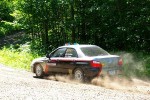 Andrew Dustman / Jake Ringger Subaru WRX on SS8, Height O' Land I.