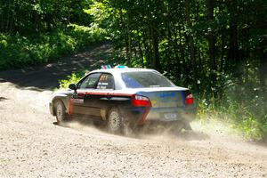 Andrew Dustman / Jake Ringger Subaru WRX on SS8, Height O' Land I.