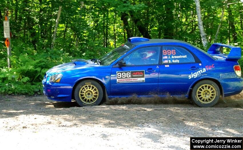 Josh Armantrout / Dan Kelly Subaru WRX STi on SS8, Height O' Land I.