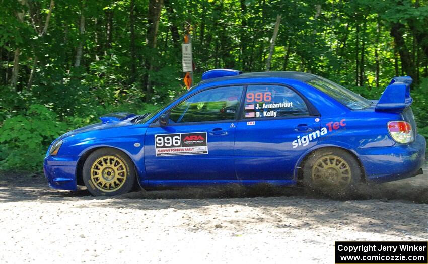 Josh Armantrout / Dan Kelly Subaru WRX STi on SS8, Height O' Land I.