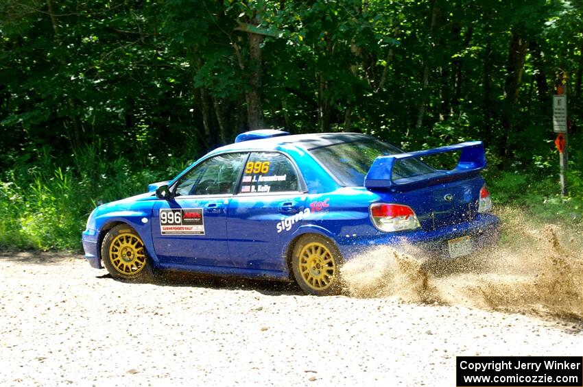 Josh Armantrout / Dan Kelly Subaru WRX STi on SS8, Height O' Land I.