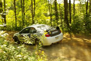 Chris Greenhouse / Ryan Scott Dodge SRT-4 at speed on SS10, Strawberrry Mountain II.